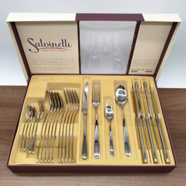 Salvinelli Style rozsdamentes evőeszköz készlet dobozban 30 részes, 2,5 mm vastagság - 430521