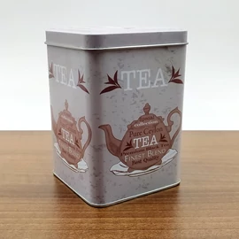 Fém teás doboz