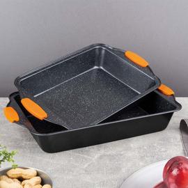márvány bevonatos tapadásmentes tepsi szett Berlinger Haus Granit Diamond Line BH-1141