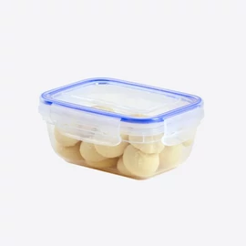 Műanyag ételtároló doboz légmentesen zárható tetővel 0,4 liter