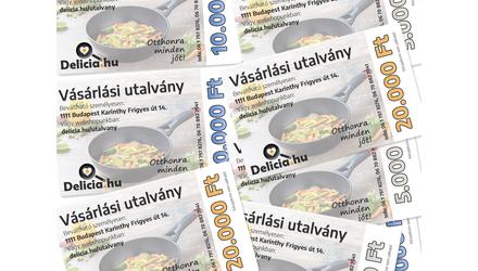 Delicia ajándékutalványok, vásárlási utalványok