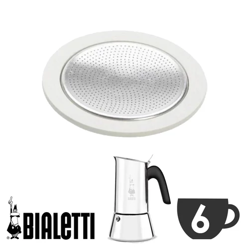 Bialetti 6 személyes Venus - Musa kotyogós kávéfőzőkhöz 1 db szilikon pót gumi + szűrő
