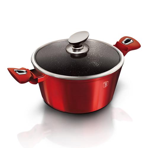 Berlinger Haus lábas fedővel 24 cm Burgundy - BH-1257