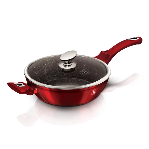 Berlinger Haus mély serpenyő fedővel 28 cm Burgundy - BH-1260