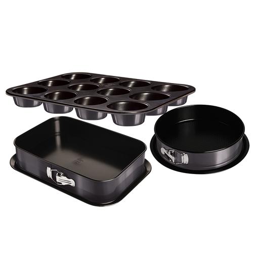 Berlinger Haus 3 részes tapadásmenes sütőforma készlet Carbon - BH-7637