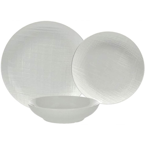 Assiettes à Dessert TOGNANA Victoria Porcelaine Blanche - Lot De 6